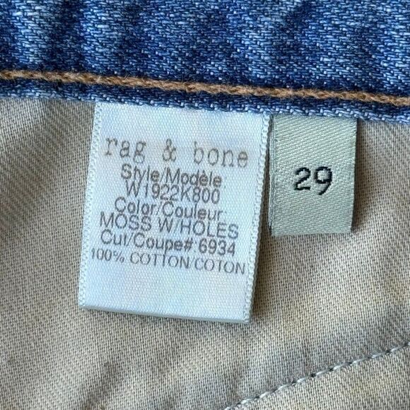 Rag & Bone Store Exclusive Denim Shorts - Size 29 - Picture 3 of 10